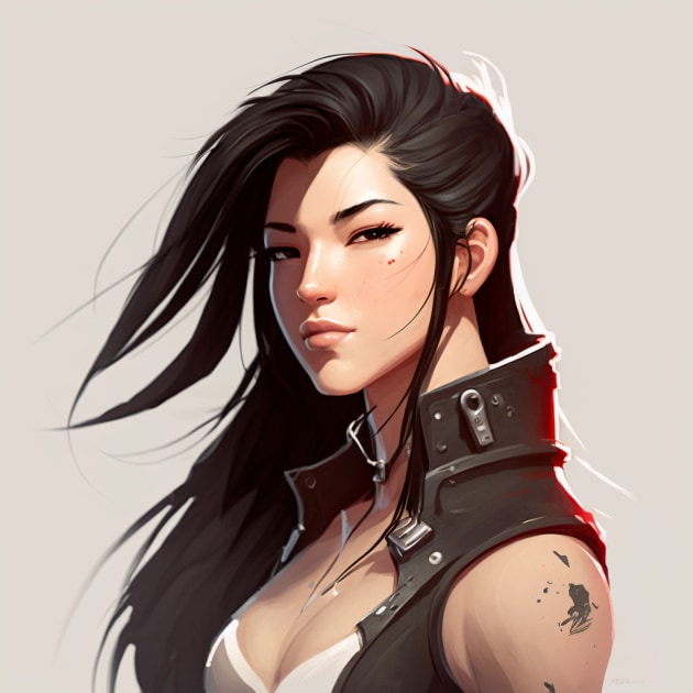 tifa-lockhart-art-style-of-joey-chou