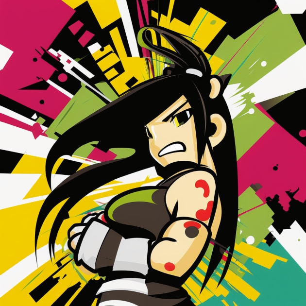 tifa-lockhart-art-style-of-jon-burgerman