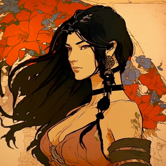 tifa-lockhart-art-style-of-leon-bakst