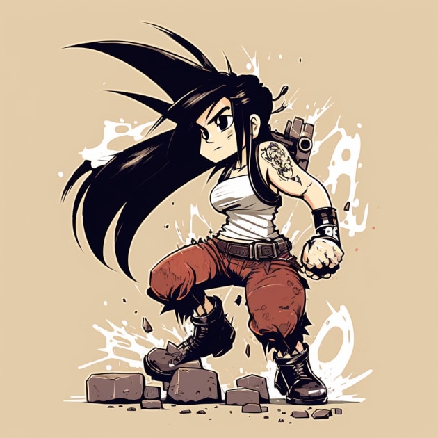 tifa-lockhart-art-style-of-skottie-young