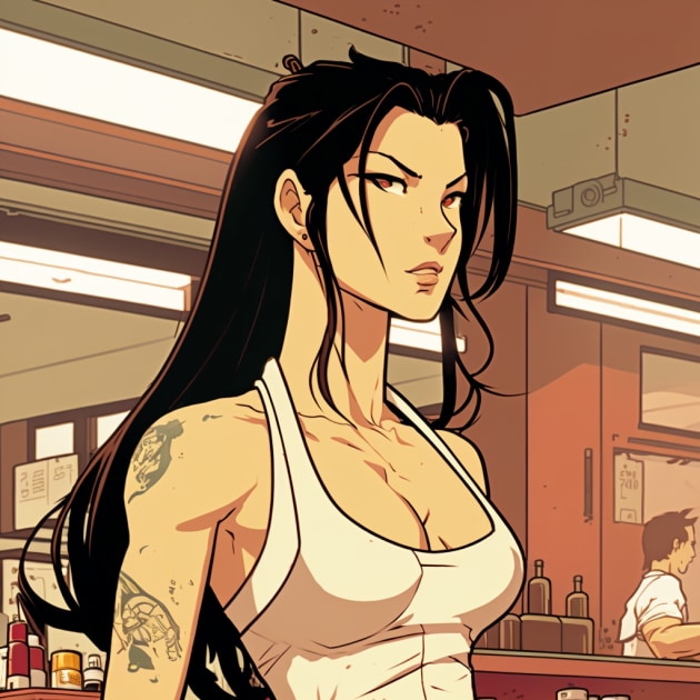 tifa-lockhart-art-style-of-tomer-hanuka