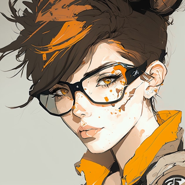 Tracer in the Art Style of Aiartes