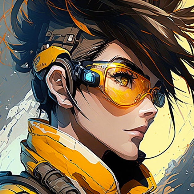 Tracer in the Art Style of Aiartes