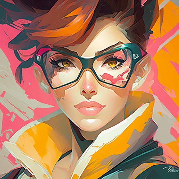 The Colorful Characters Of Overwatch  Overwatch tracer, Character art,  Tracer art