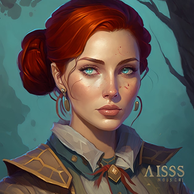 triss-merigold-art-style-of-aaron-jasinski