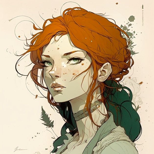 triss-merigold-art-style-of-aiartes