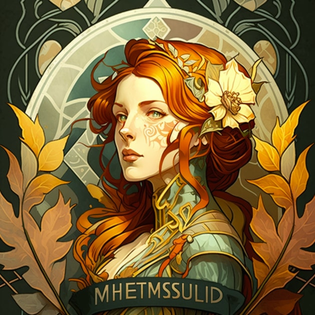 triss-merigold-art-style-of-alphonse-mucha