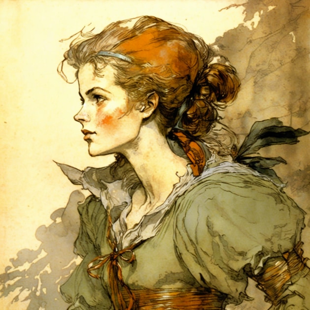 triss-merigold-art-style-of-arthur-rackham