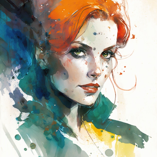 triss-merigold-art-style-of-bill-sienkiewicz