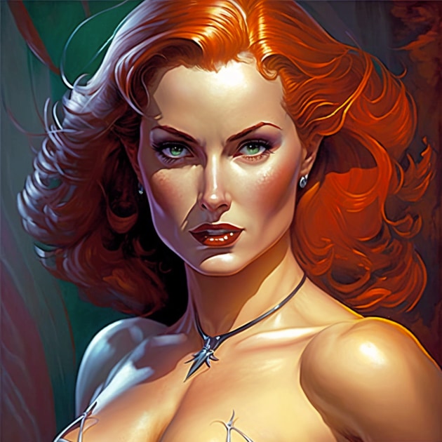 triss-merigold-art-style-of-boris-vallejo