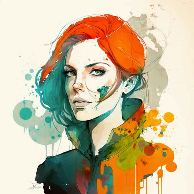 triss-merigold-art-style-of-conrad-roset