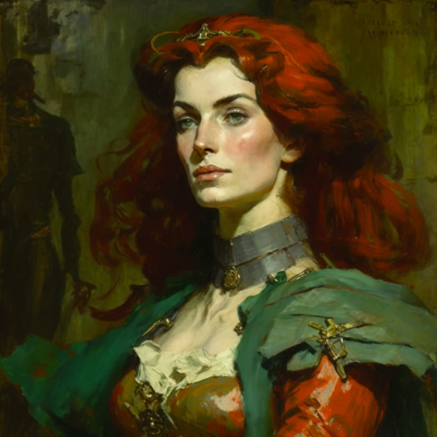 triss-merigold-art-style-of-edwin-austin-abbey