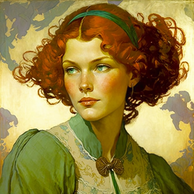 triss-merigold-art-style-of-elizabeth-shippen-green