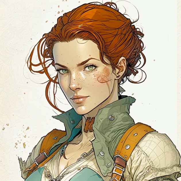 triss-merigold-art-style-of-frank-quitely