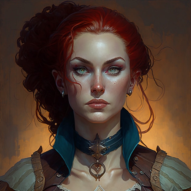 triss-merigold-art-style-of-gerald-brom