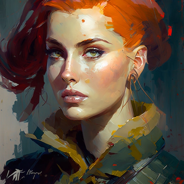 triss-merigold-art-style-of-iryna-yermolova