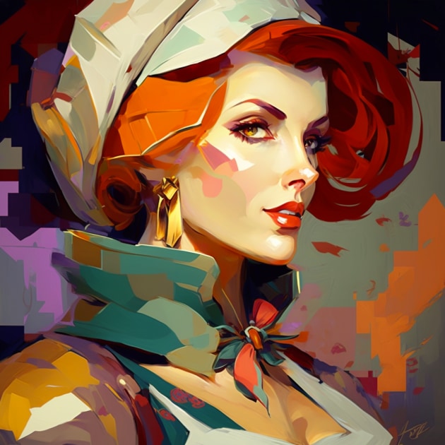 triss-merigold-art-style-of-isaac-maimon