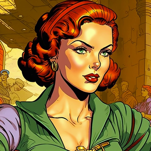 triss-merigold-art-style-of-jack-kirby