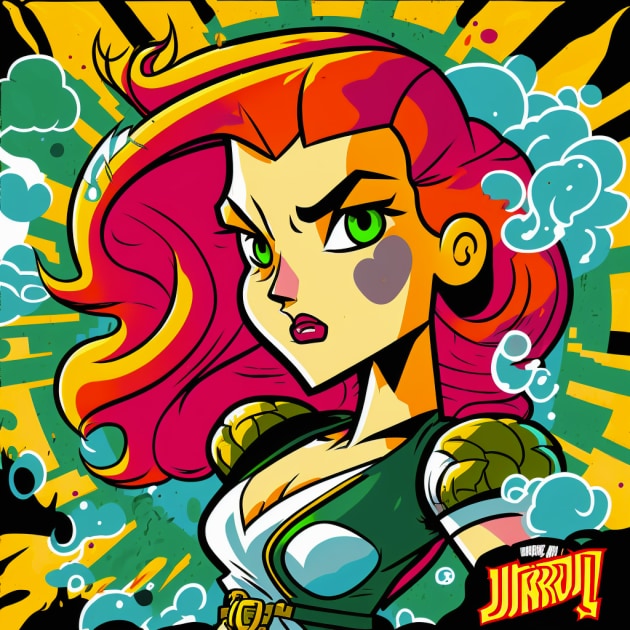 triss-merigold-art-style-of-jon-burgerman