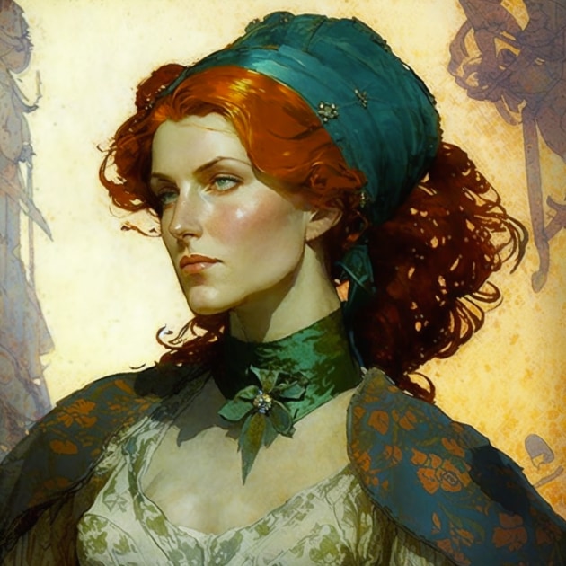 triss-merigold-art-style-of-leon-bakst