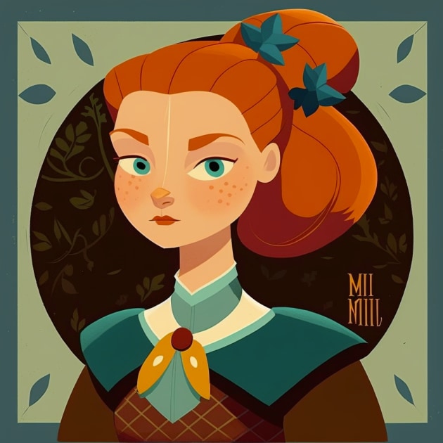 triss-merigold-art-style-of-mary-blair