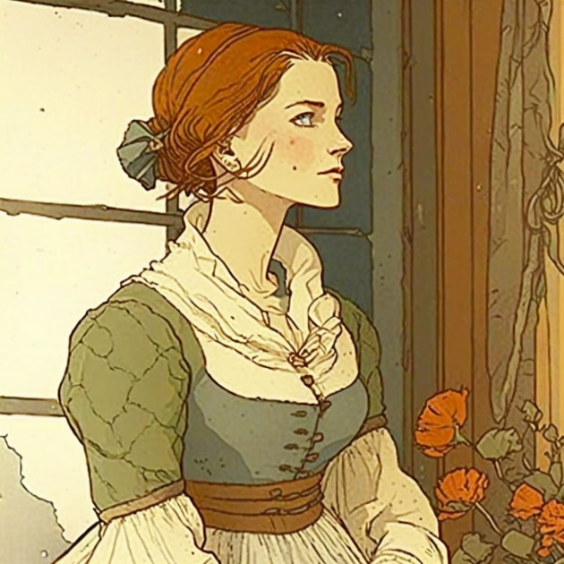 triss-merigold-art-style-of-randolph-caldecott