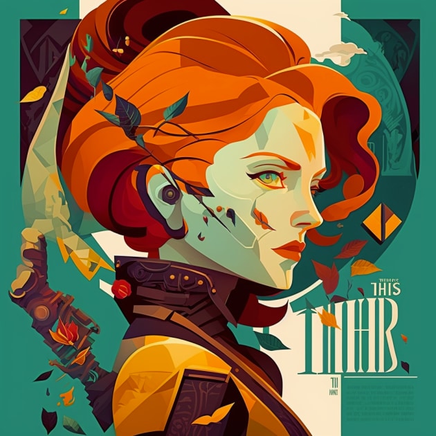 triss-merigold-art-style-of-tom-whalen