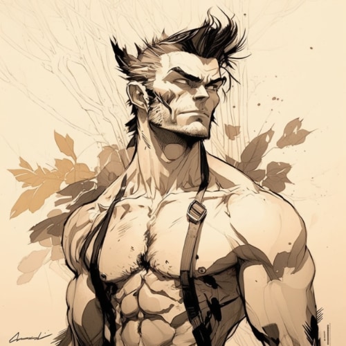 wolverine-art-style-of-aiartes