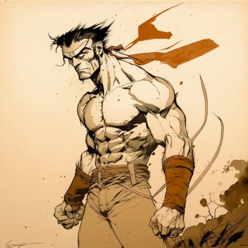 wolverine-art-style-of-claire-wendling