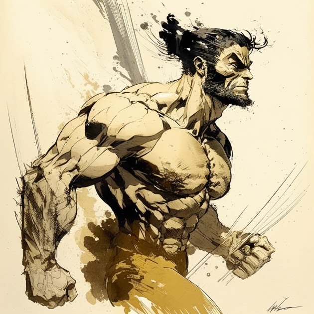 wolverine-art-style-of-heinrich-kley