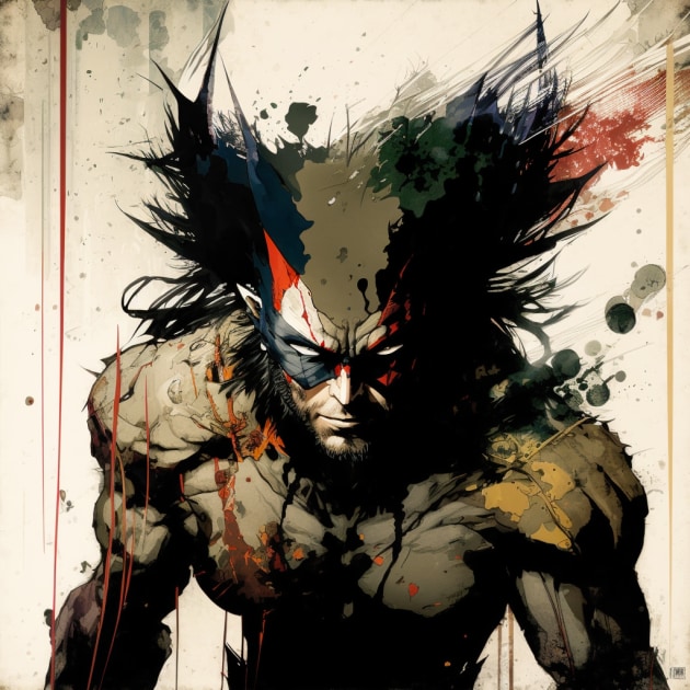 wolverine-art-style-of-yoshitaka-amano