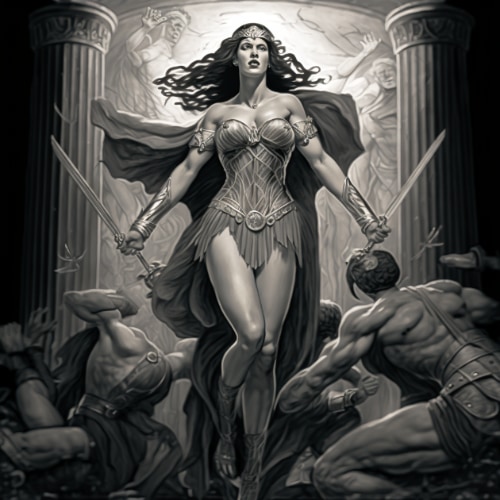 wonder-woman-art-style-of-gustave-dore