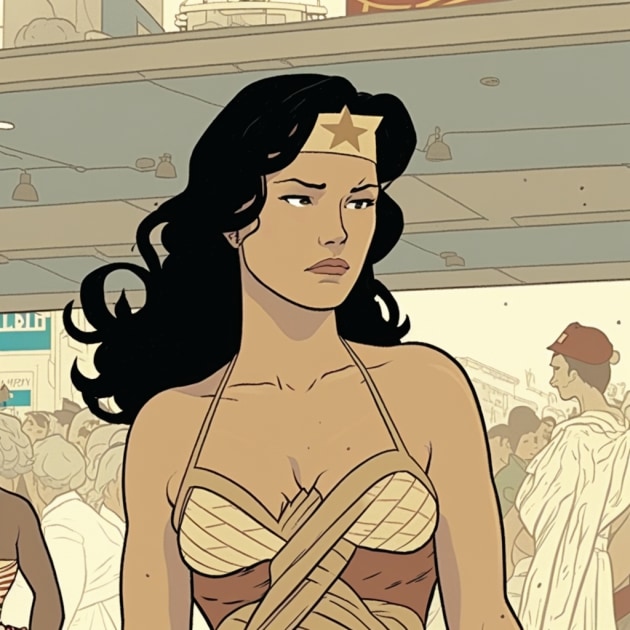 wonder-woman-art-style-of-adrian-tomine