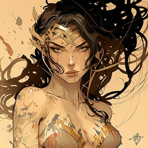wonder-woman-art-style-of-aiartes