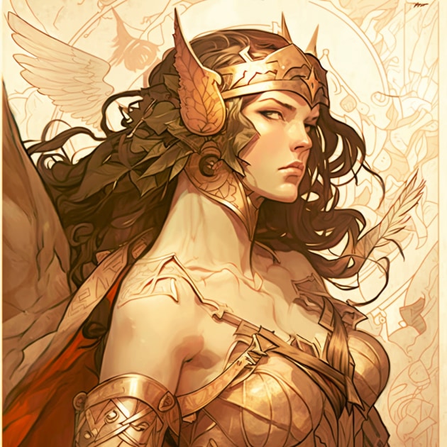 wonder-woman-art-style-of-alphonse-mucha