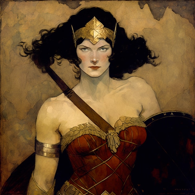 wonder-woman-art-style-of-edmund-dulac