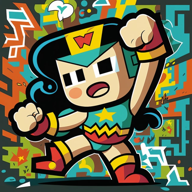 wonder-woman-art-style-of-jon-burgerman