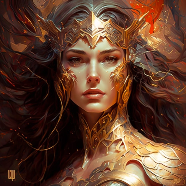 wonder-woman-art-style-of-karol-bak