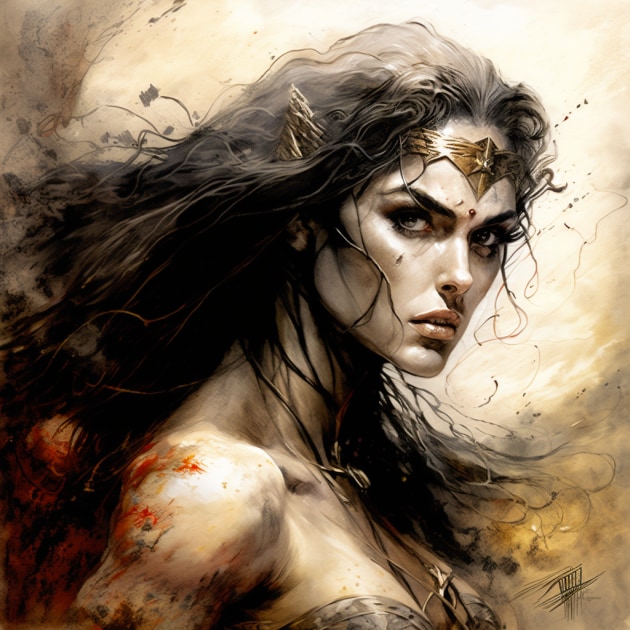 wonder-woman-art-style-of-luis-royo