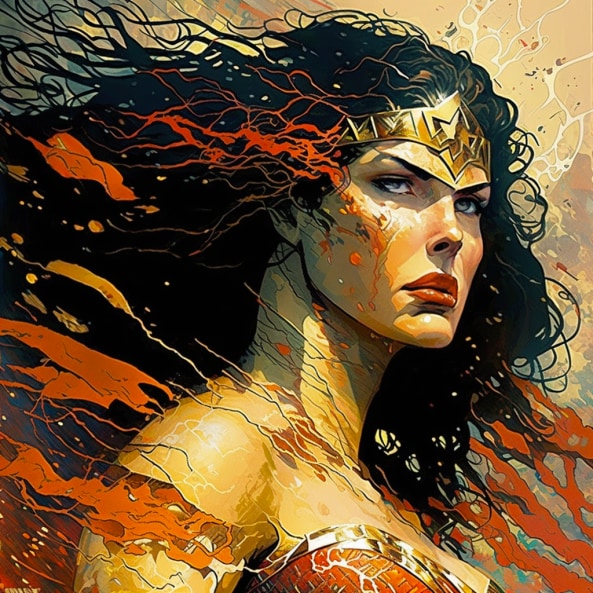 wonder-woman-art-style-of-philippe-druillet