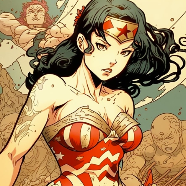 wonder-woman-art-style-of-shintaro-kago