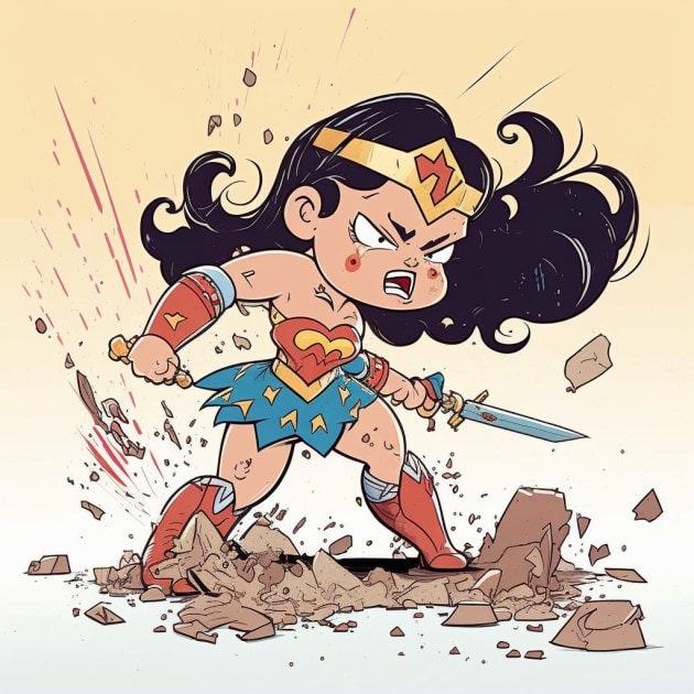 wonder-woman-art-style-of-skottie-young