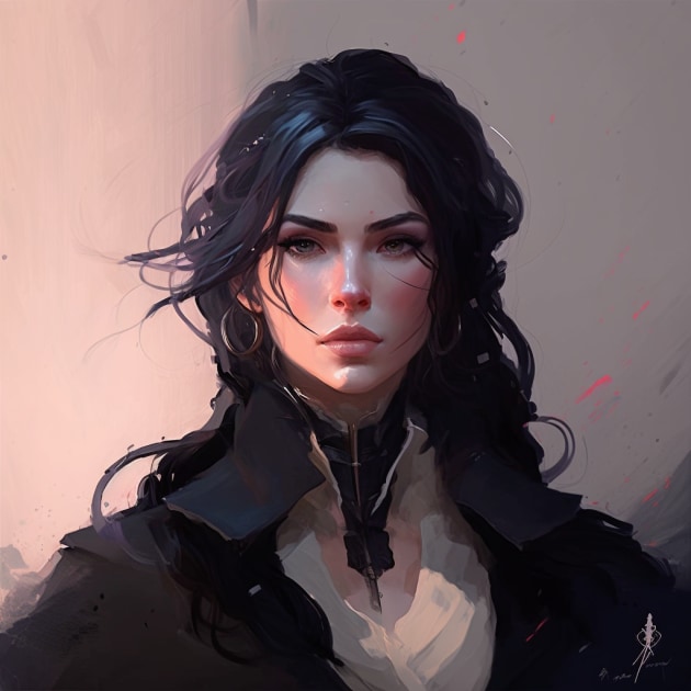 yennefer-art-style-of-atey-ghailan