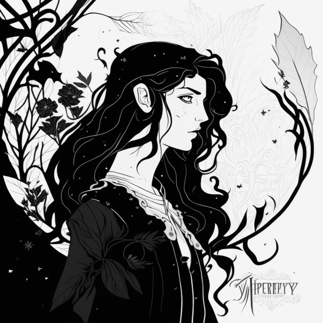 yennefer-art-style-of-aubrey-beardsley