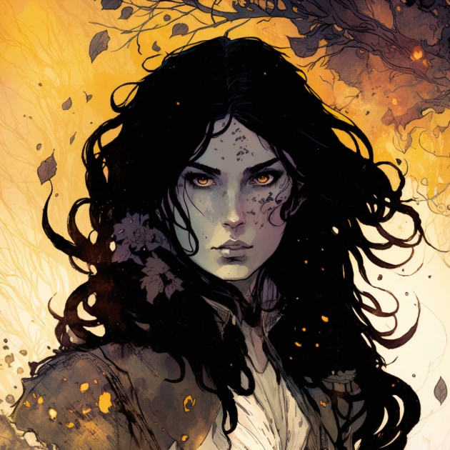 yennefer-art-style-of-charles-vess