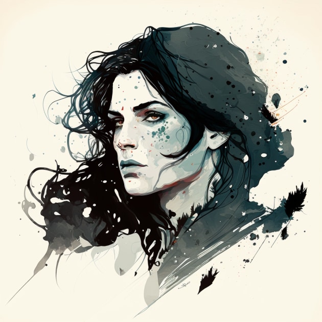 yennefer-art-style-of-conrad-roset