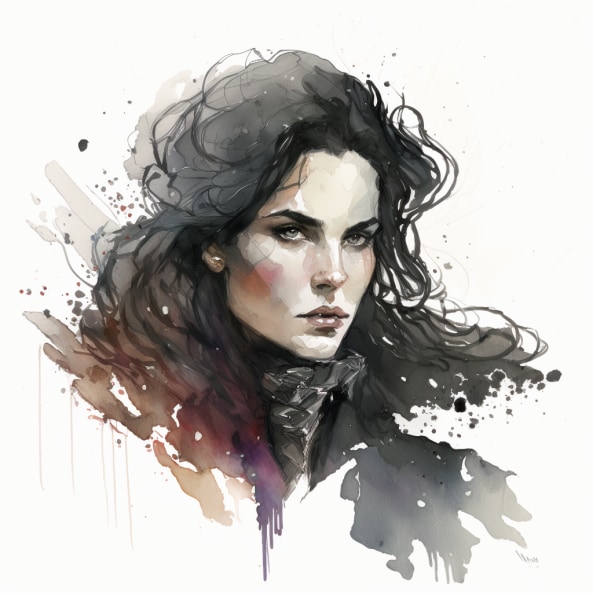 yennefer-art-style-of-david-mack