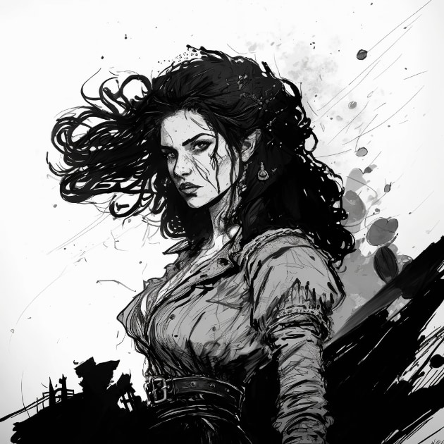 yennefer-art-style-of-heinrich-kley