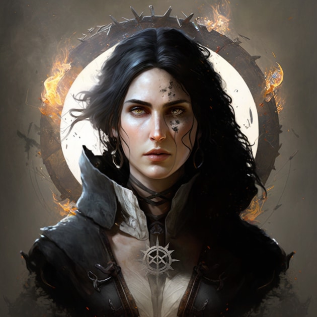 yennefer-art-style-of-hieronymus-bosch