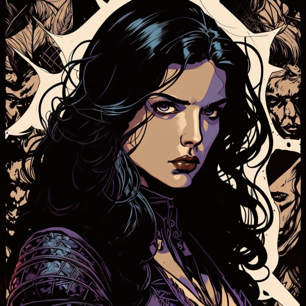 yennefer-art-style-of-jack-kirby